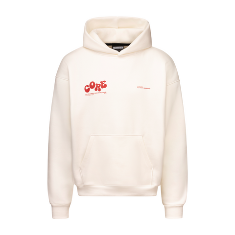 Core Hoodie cream-white