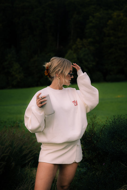 MORE LOVE HANDWRITING SWEATER