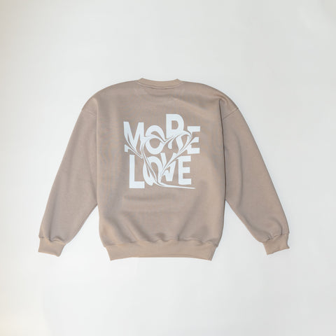MORE LOVE BEIGE SWEATER