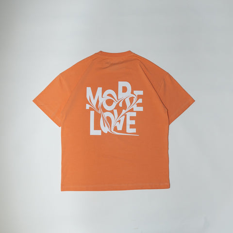 MORE LOVE PEACH T-SHIRT