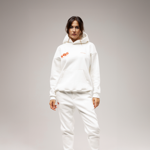 Core Hoodie cream-white