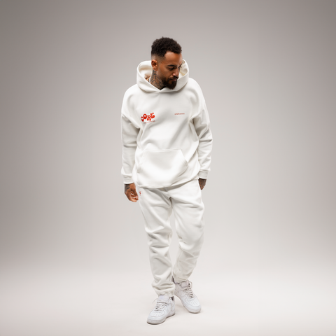 Core Hoodie cream-white