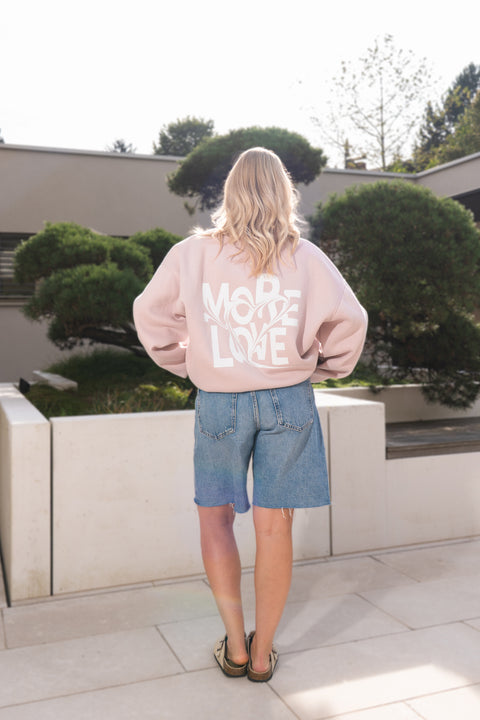 MORE LOVE NUDE SWEATER