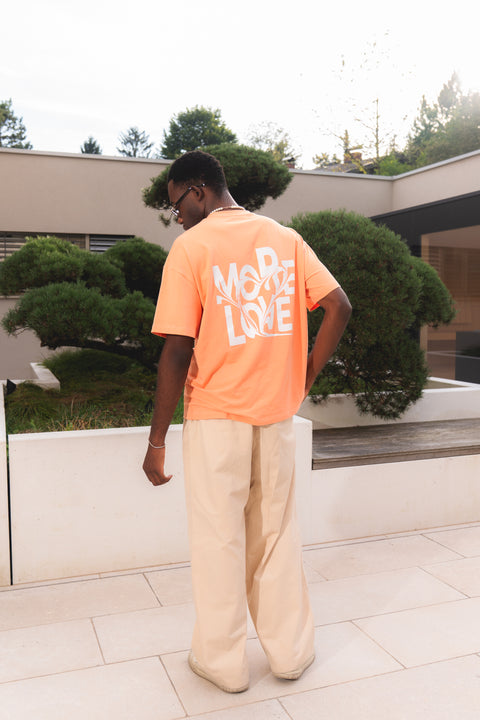 MORE LOVE PEACH T-SHIRT
