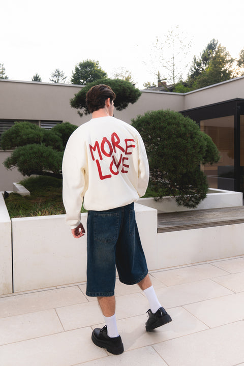MORE LOVE HANDWRITING SWEATER