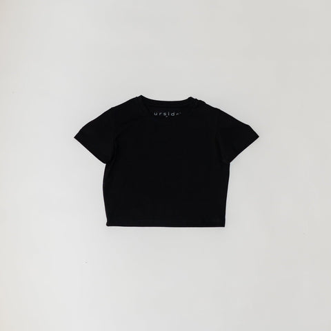 URSIDE BLACK CROP TOP