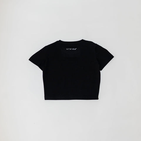 URSIDE BLACK CROP TOP