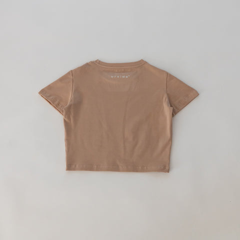 URSIDE BEIGE CROP TOP