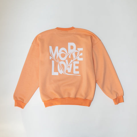 MORE LOVE PEACH SWEATER