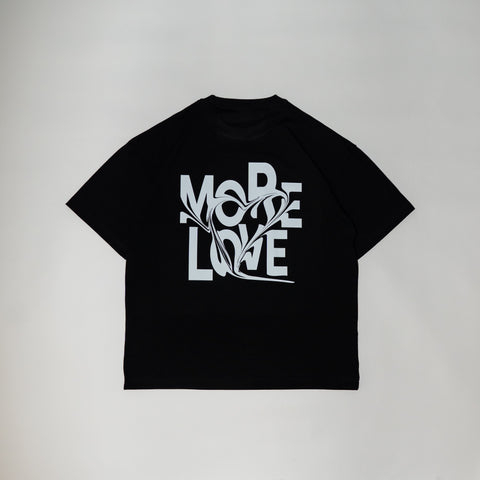 MORE LOVE BLACK T-SHIRT