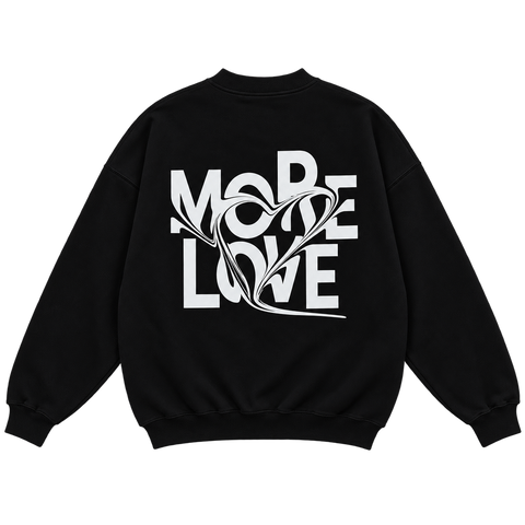 MORE LOVE BLACK SWEATER
