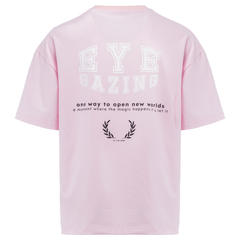 Eye gazing T-shirt pink