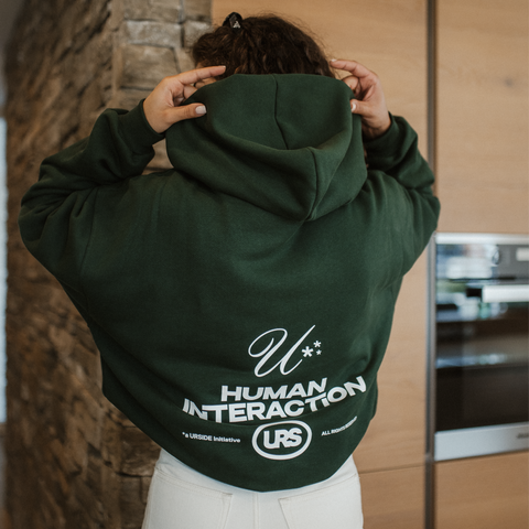 Human Interaction Oversized Hoodie