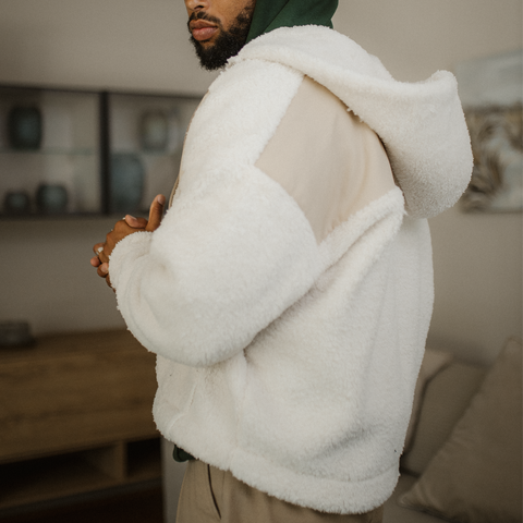 Human Interaction Oversized Teddy Jacket