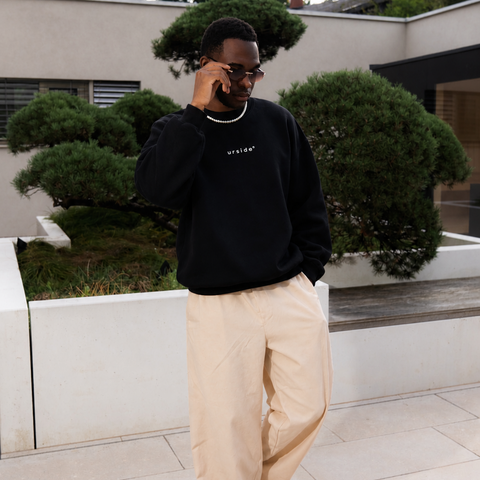 MORE LOVE BLACK SWEATER